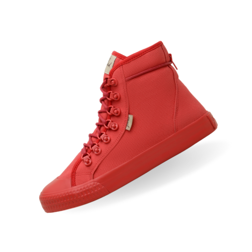 High top red shoes mens sale