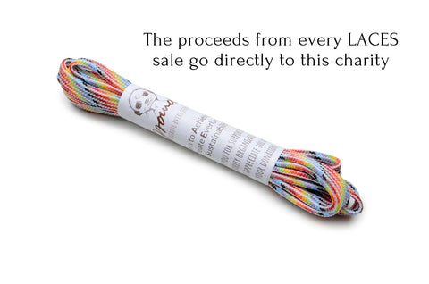 Rainbow Refugee LACES - rainbow shoelaces - #tag1#